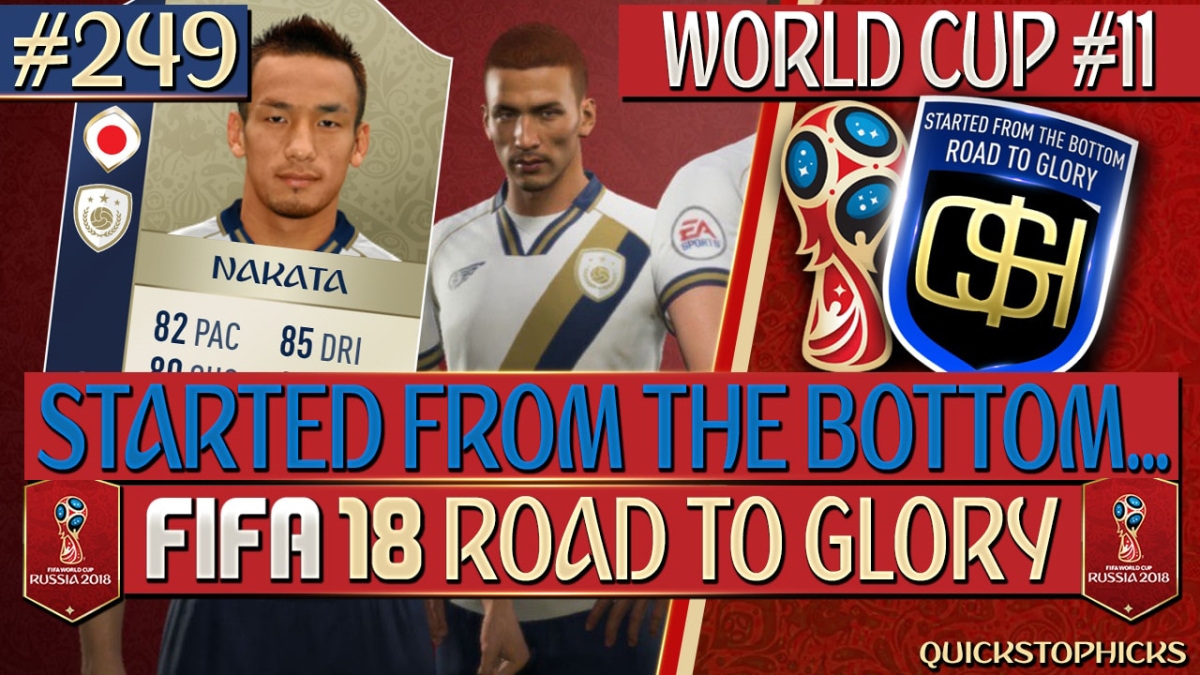 Fifa 18 Road To Glory World Cup Mode Episode 11 Started From The Bottom Rtg Icon Draft Quickstophicks
