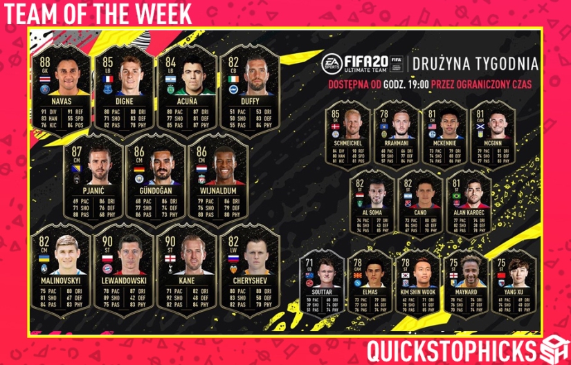 TEAM OF THE WEEK 5 FIFA 20 TOTW2 YOUTUBE QUICKSTOPHICKS